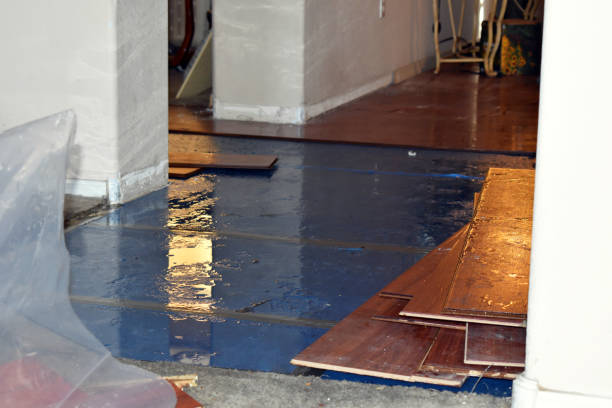 Professional Burst Pipe Cleanup technician working in Strum, WI
